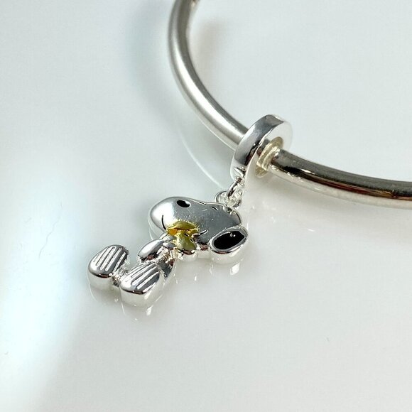 Peanuts Snoopy and Woodstock Dangle Charm - Picture 3 of 5
